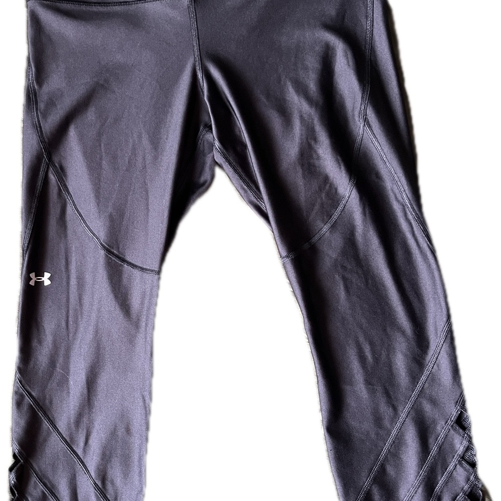UNDER ARMOUR BLACK LEGGINGS 7/8
